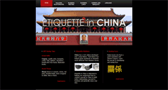 Desktop Screenshot of etiquetteinchina.com